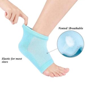 Multicolor Heel Pain Relief Silicone Gel Heel Socks