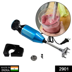 Portable Hand Blender Stainless Steel with dual speed & multi attachment